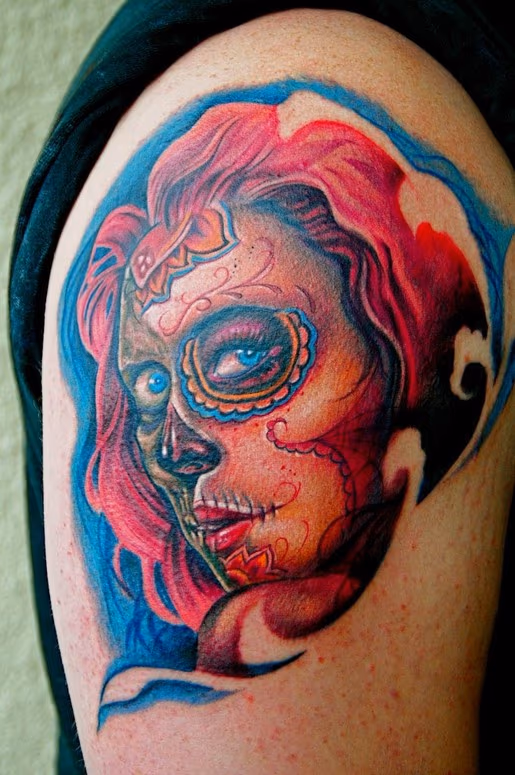 Sugar Skull Girl tattoo
