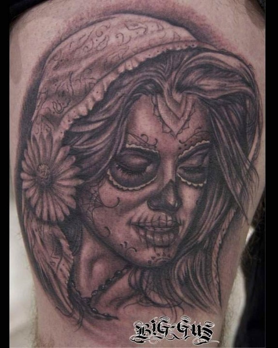 Sugar Skull Girl tattoo