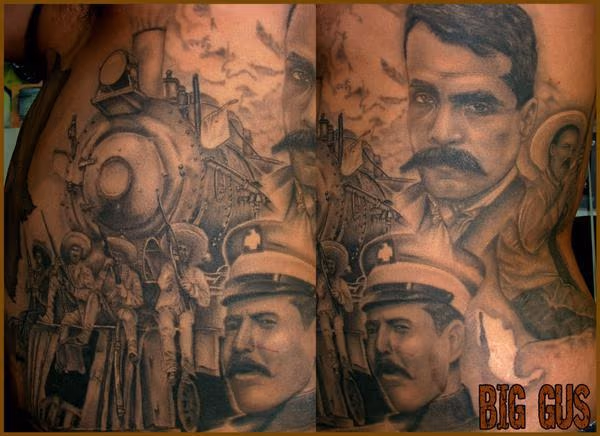 Train tattoo