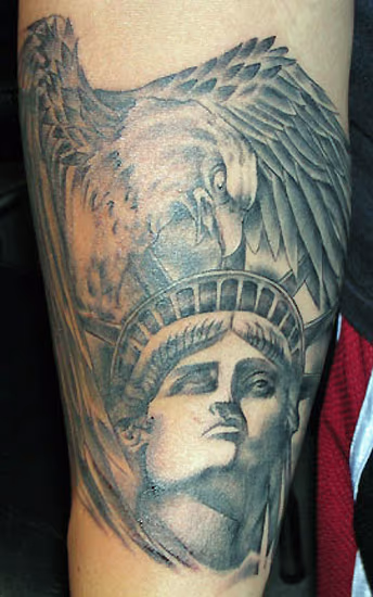 Lady Liberty and Eagle
