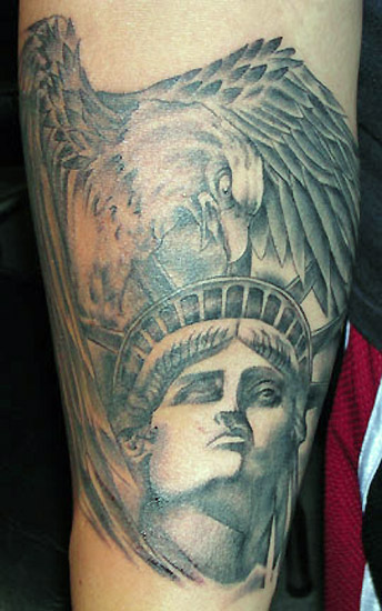 Lady Liberty and Eagle
