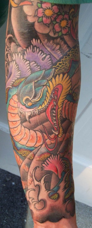 Snake Half Sleeve