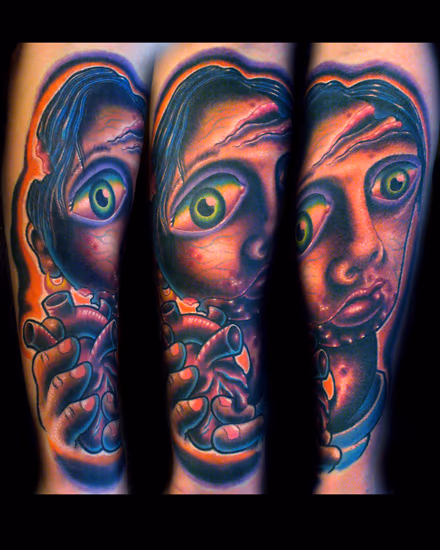 Creepy zombie girl