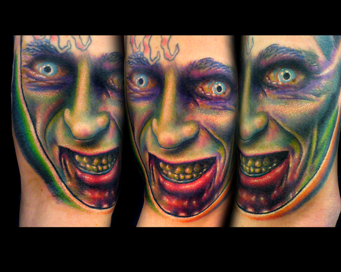 Scary zombie Face
