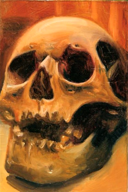 2x3 Skull Art