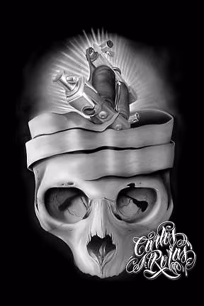 Machine Skull Art