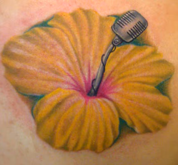 Flower with Microphone