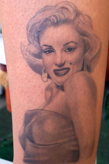 Marilyn Monroe Pin Up Tattoo