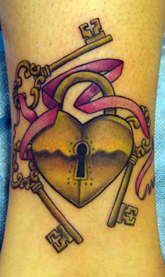 Heart Lock with Keys