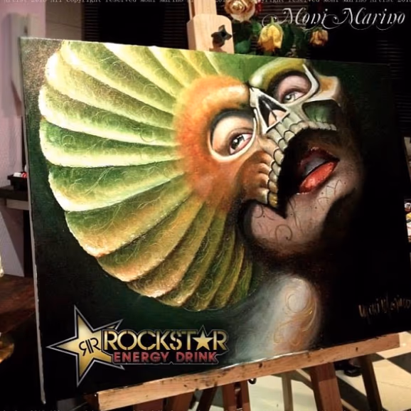 Rockstar Energy Painting