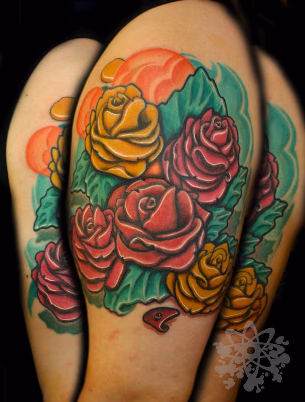 5 roses