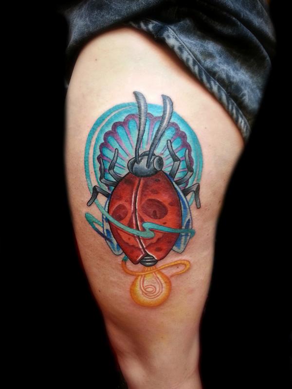 Lady light death bug