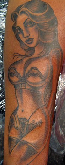 Black and Gray Figure