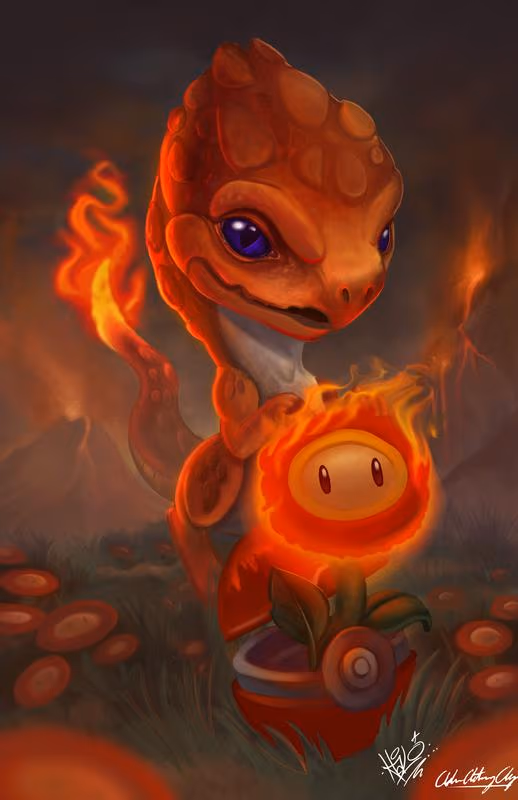 Mario x Charmander