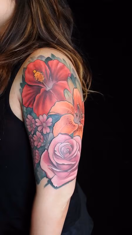 Realistic flowers