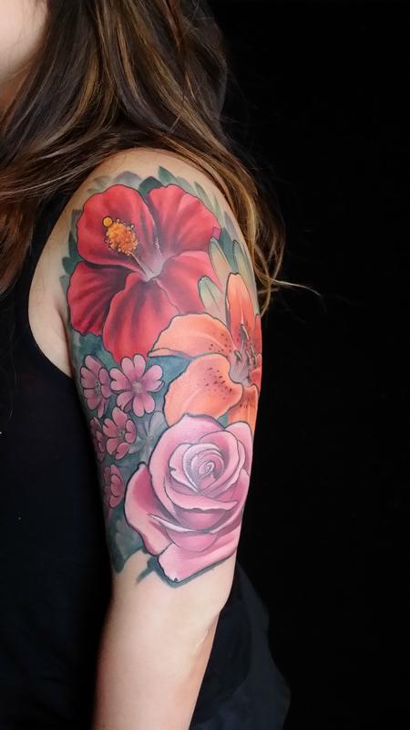 Realistic flowers