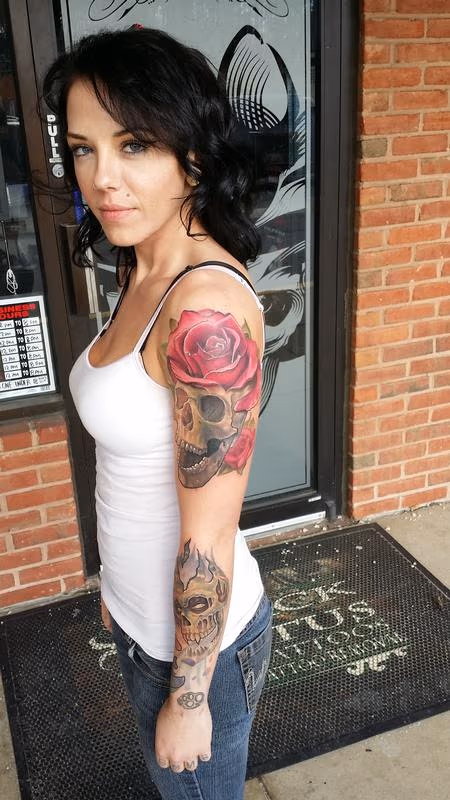 Flower Skull