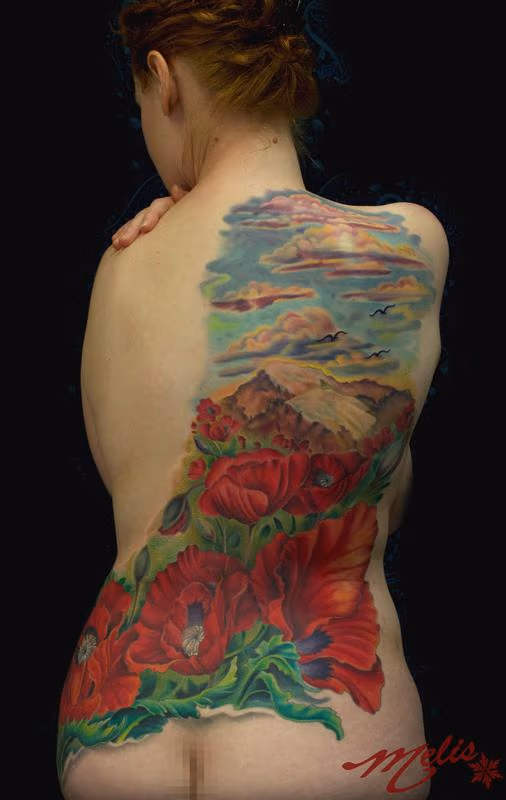 Poppy Mountain scene