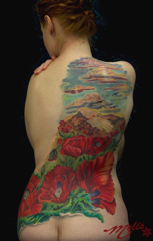 Poppy Mountain scene
