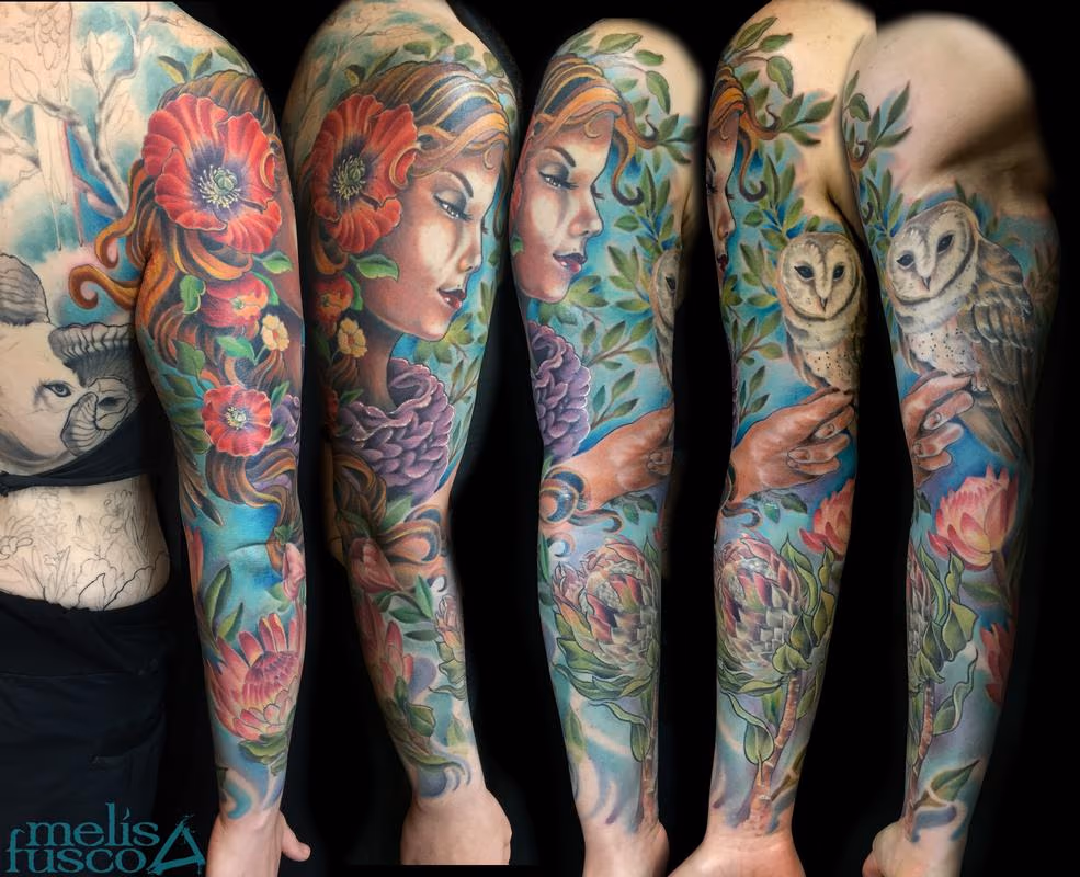 nature woman sleeve