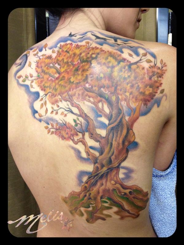 Twisty Autumn Tree