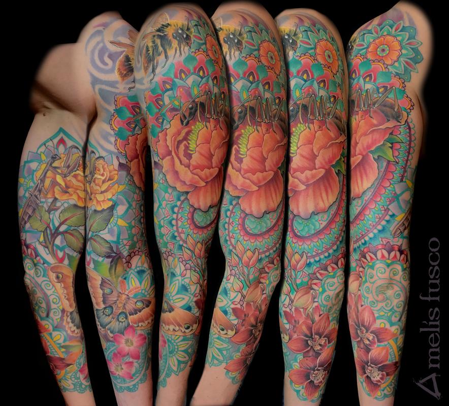 Insect & Paisley Sleeve