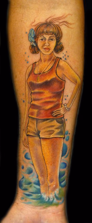Troy's mom (from surfers paradise, surf n ink aus)