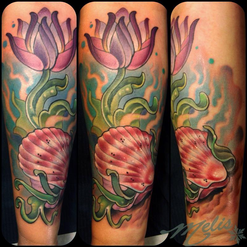 budding scallop shell