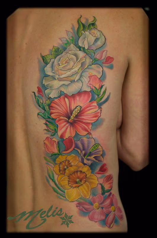 foral back peice