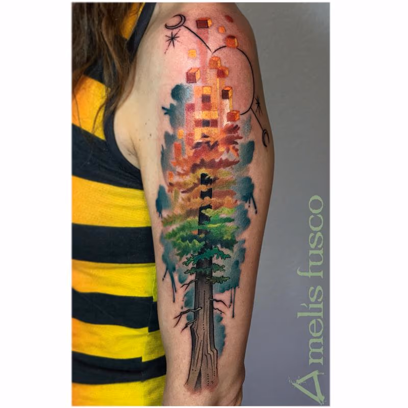 Autumn Aspen Inspired Redwood