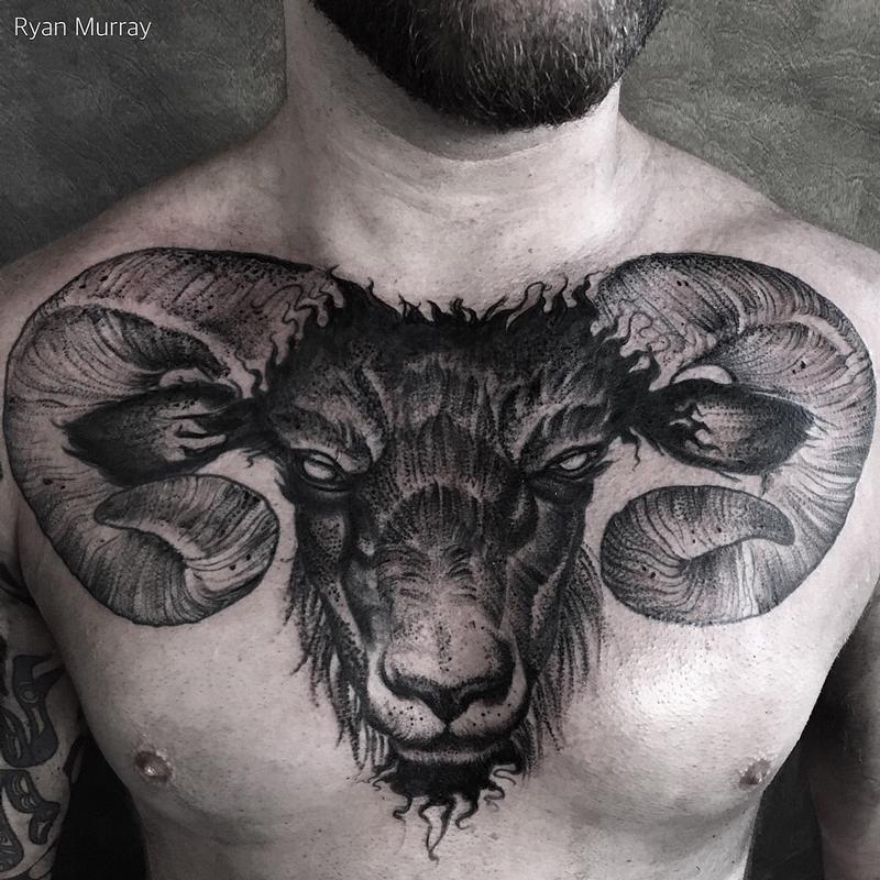 Blackwork Goat