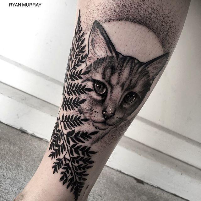 Blackwork Cat
