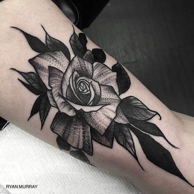 Blackwork Flower