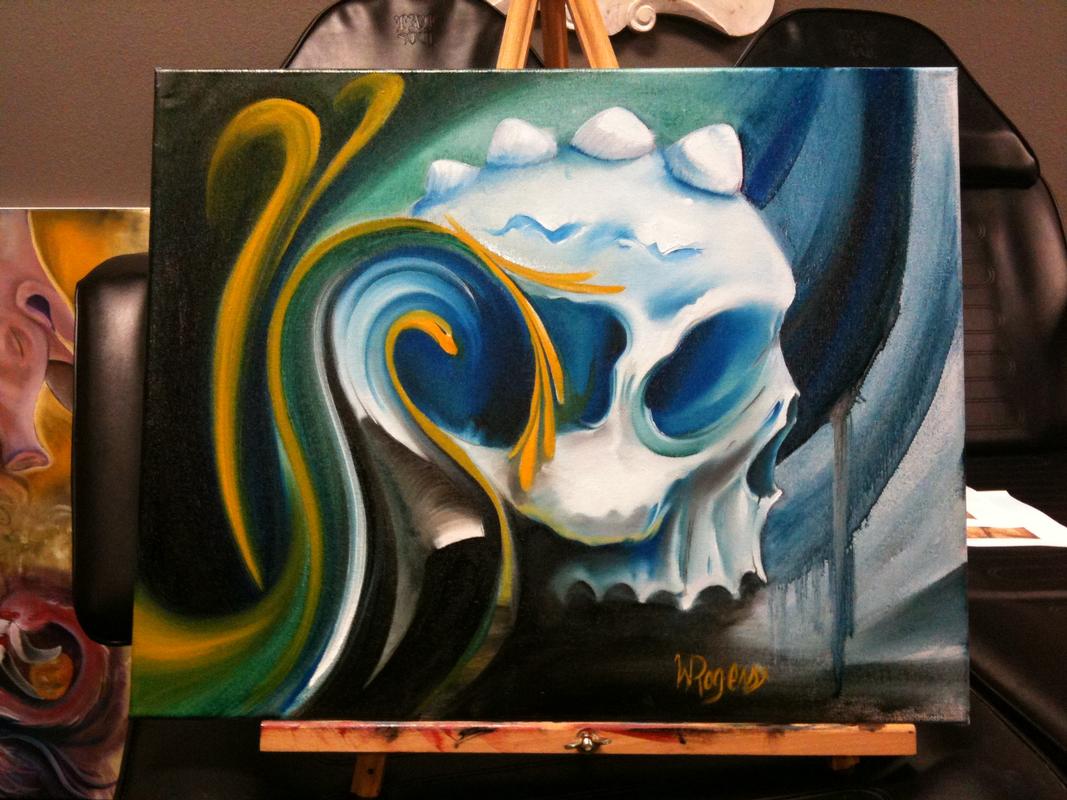 Blue Skull