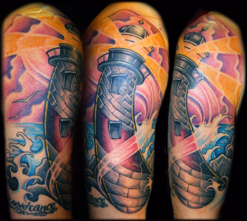Montauk Lighthouse Tattoo