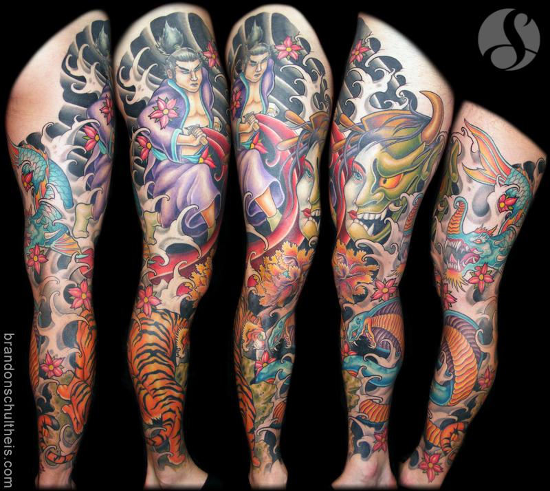 Custom Japanese Color Leg Sleeve