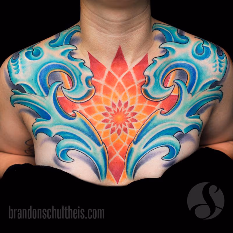 Bio Mandala Chest Piece