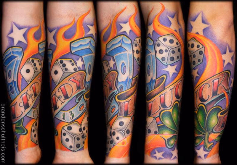 Lady Luck Half Sleeve