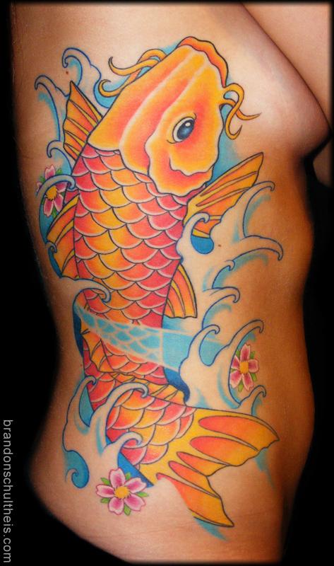 Koi Rib Tattoo