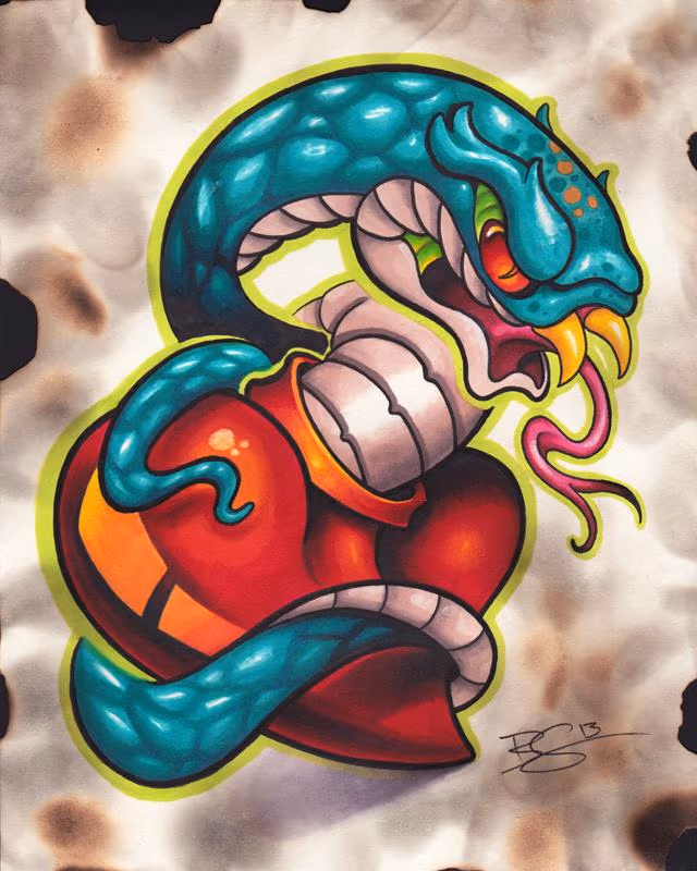 Snake & Heart