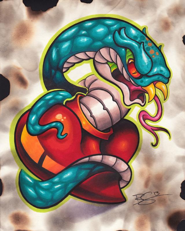 Snake & Heart