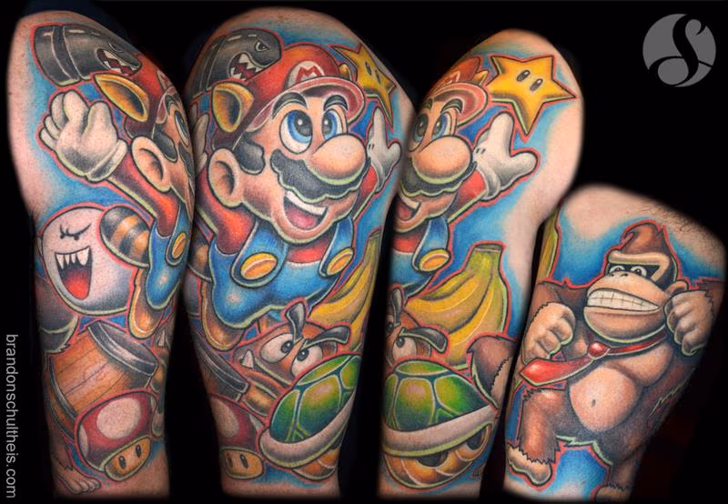 Nintendo Half Sleeve
