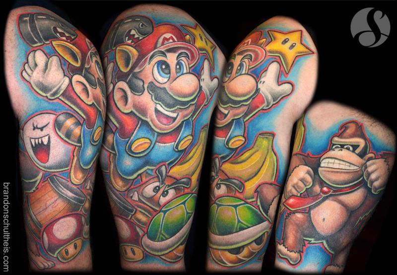 Nintendo Half Sleeve
