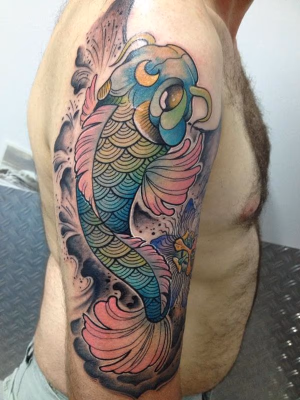not traditional koi fish
