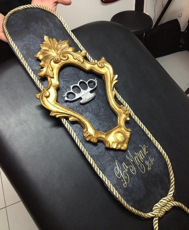 Trophy for a skate contest