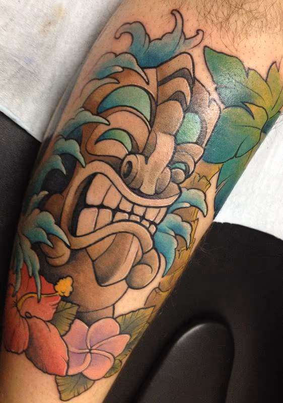 hawaiian style crazy tiki