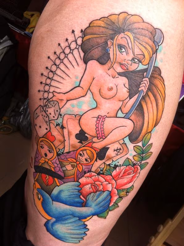 vegas lap dance pin up