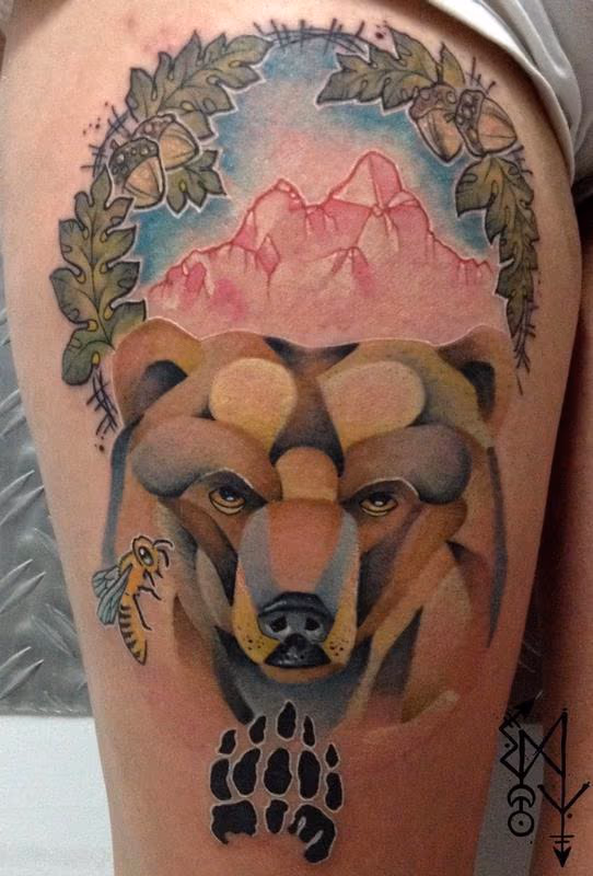 Bear in the automn