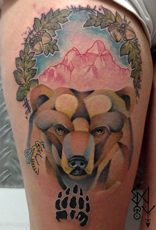 Bear in the automn