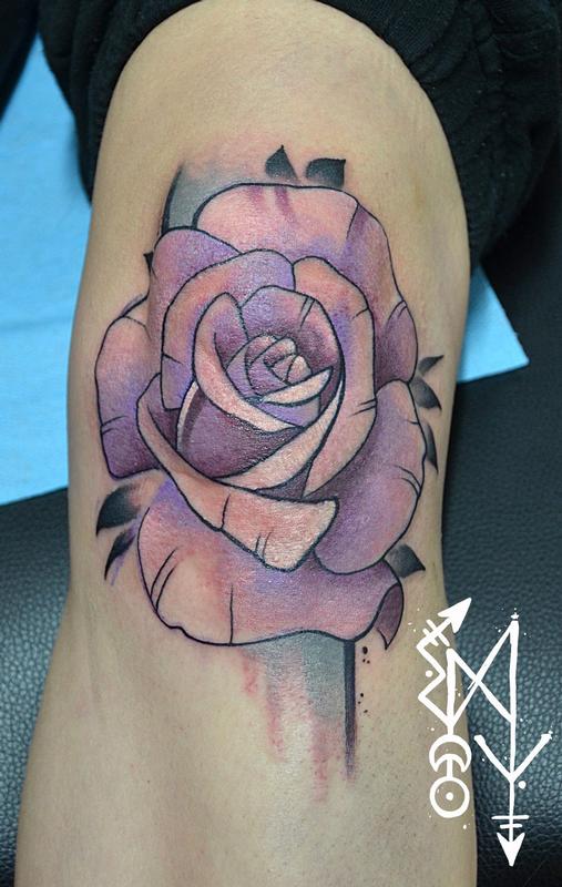 Rose on a knee
